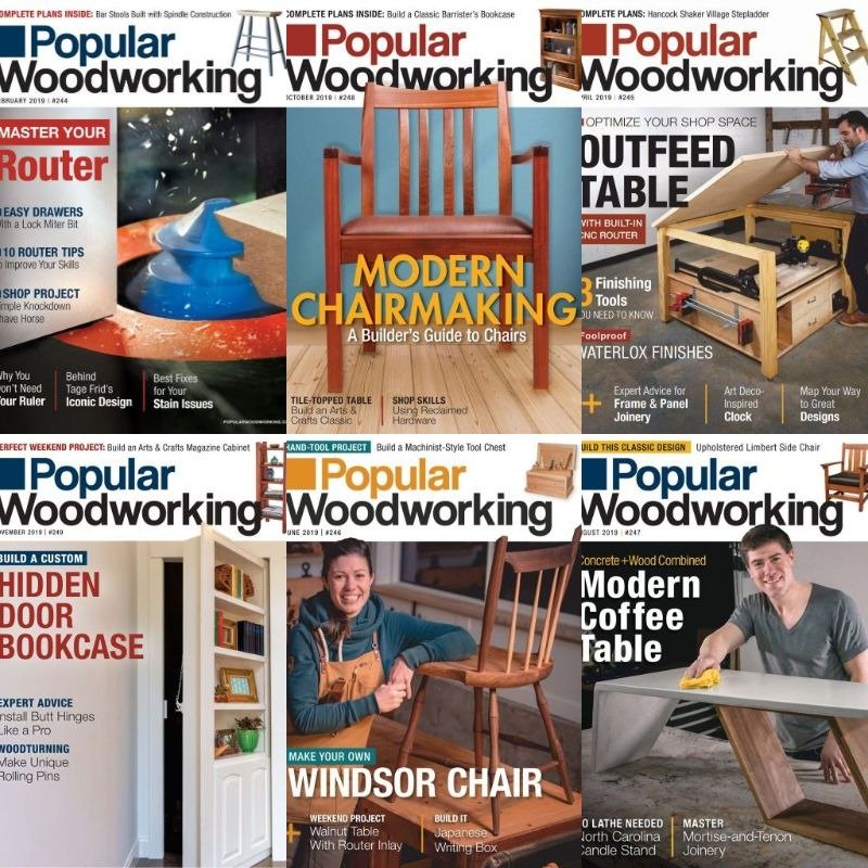 Popular Woodworking - Full Year 2019 Collection Gr0tla10