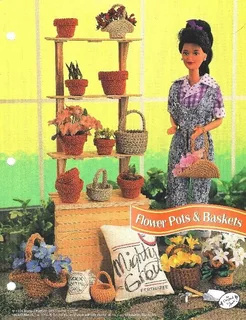 Annie’s Fashion Doll Crochet Club – Flower Pots & Baskets Iccc_w10