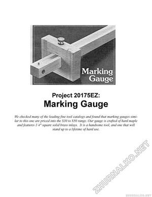 Woodworker's Journal Marking-Guage Page0035