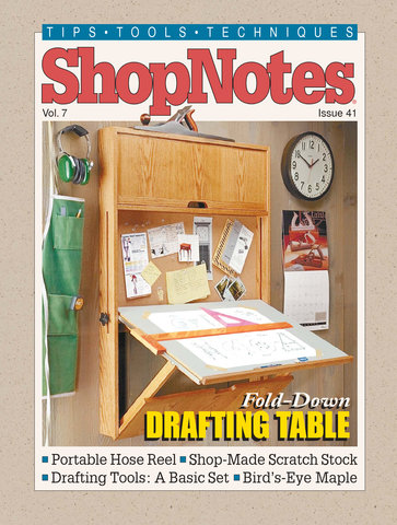 Woodworking Shopnotes 041 (September 1998) - Fold-Down Drafting Table Page_150