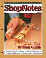 Woodworking Shopnotes 028 (July 1996) - Drilling Guide Sn_02810