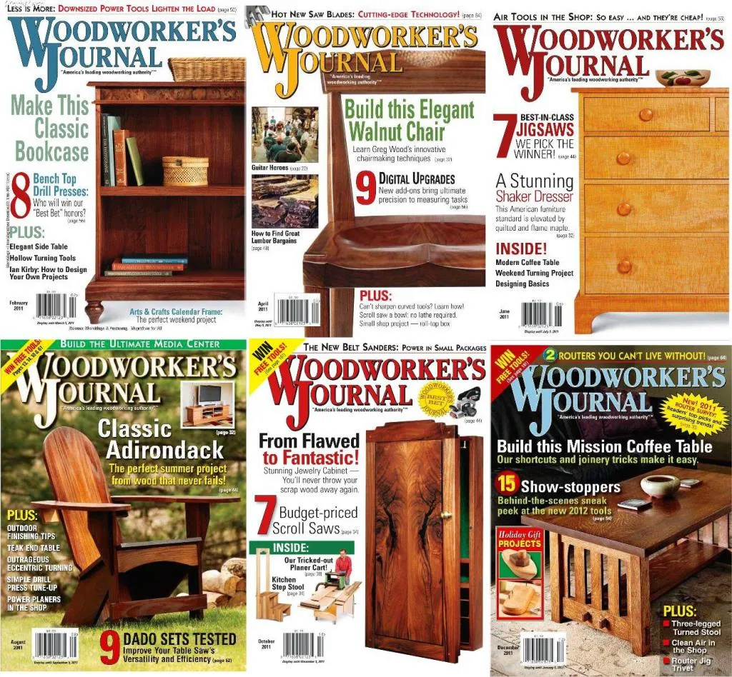 Woodworker's Journal - Vol 35 - 2011 Complete Year Woodwo35