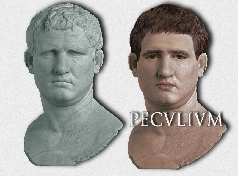 Rostros fotorrealistas de emperadores romanos Agripa10