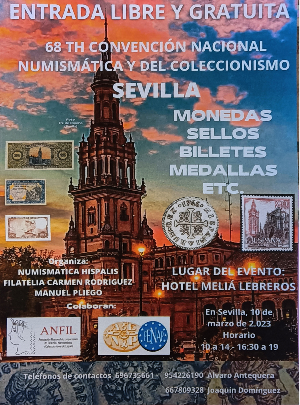 68ª CONVENCIÓN NACIONAL DE NUMISMÁTICA Y COLECCIONISMO, SEVILLA Img20210