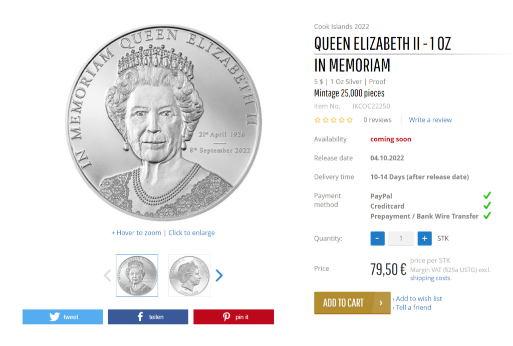 La muerte de Isabel II de Inglaterra es un terremoto numismático: todos estos países cambiarán sus monedas Sin_tz47