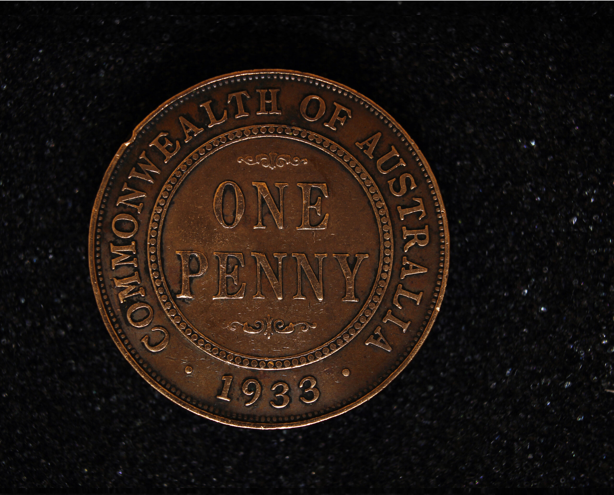 ONE PENNY : 1895 - 1970 1933au10