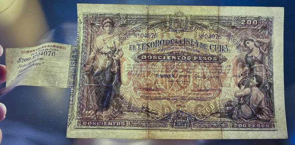 200 Pesos Tesoro Isla de Cuba, 1891 200pes10