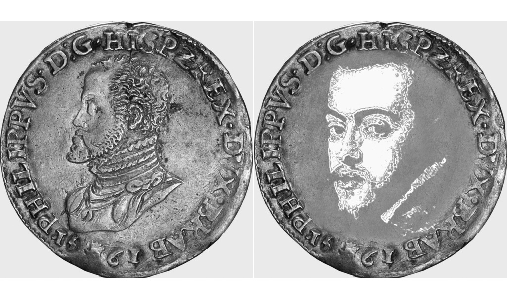 1 Escudo/Daalder 1561. Felipe II. Amberes Escudo11