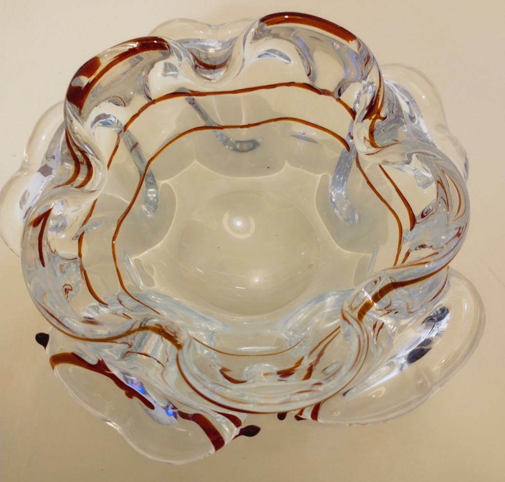 Murano style glass ashtray? Img_2027