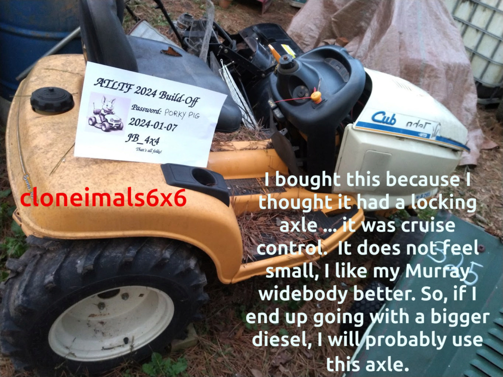 Topics tagged under buildoff2024 on All-Terrain Lawn Tractor Forum Atltf_20