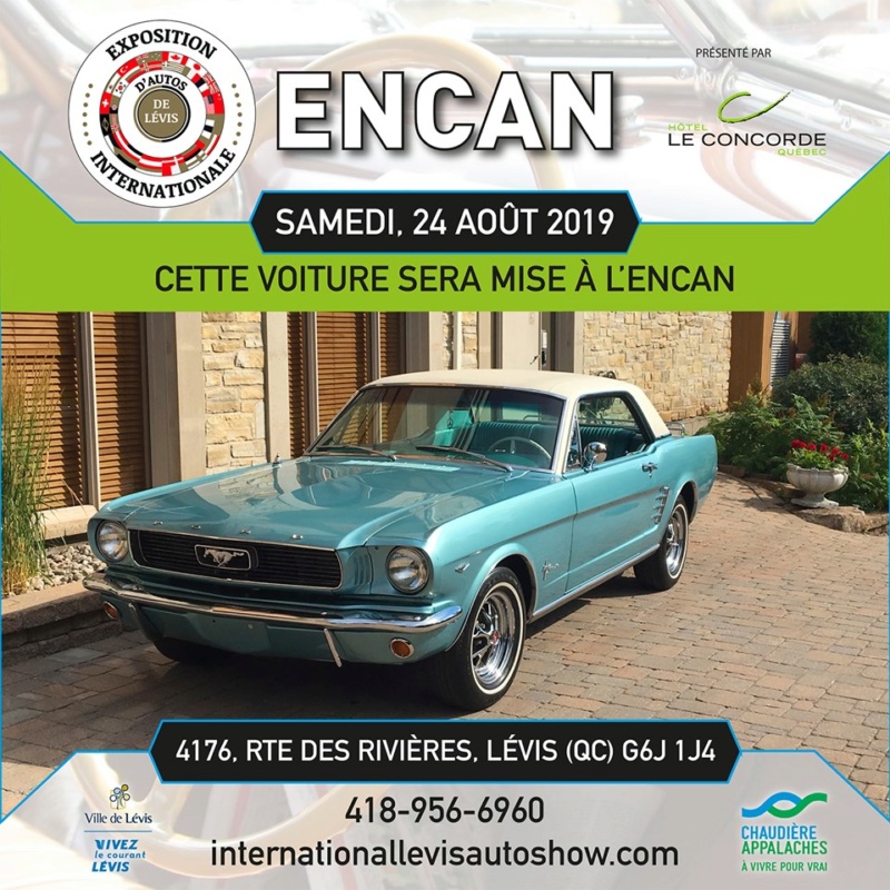 Exposition Internationale d'autos de Lévis + Encan : 24 août 2019 1encan14