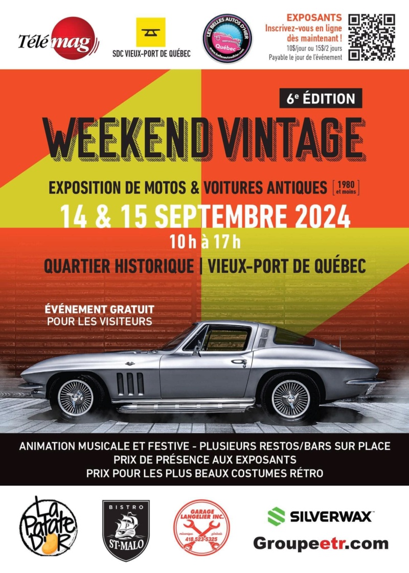 Weekend Vintage 6e Édition @ Vieux Port de Québec - 14 & 15 sept 2024 2024_v13