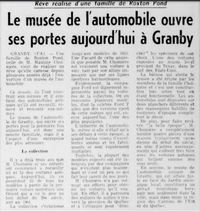 granby - Musée de Granby : 1965 Musee_13