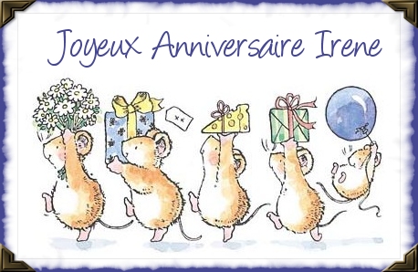 Joyeux Anniversaire Irene