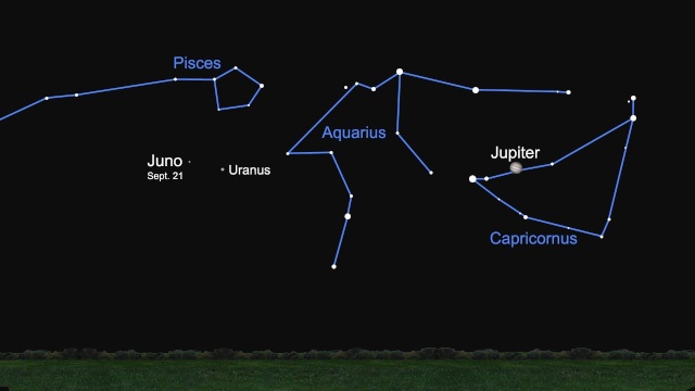 Juno visible aux jumelles Junob210