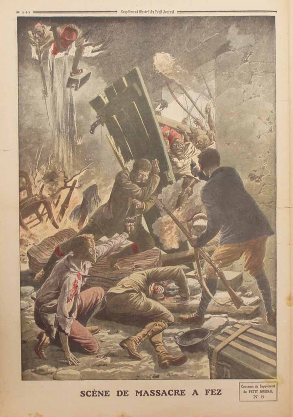Illustration du Petit Journal (A bord du Titanic - au Maroc) Pj112010