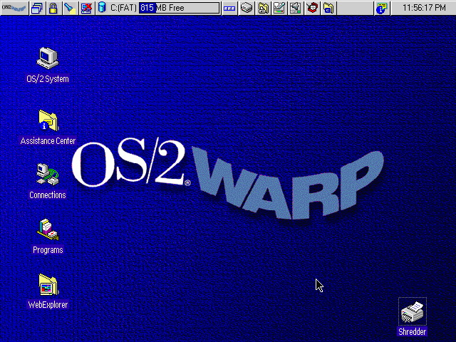 Pas Linux mais OS/2 Os210