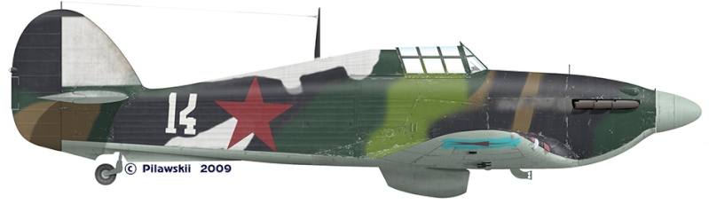 HAWKER HURRICANE Mk II B Soviétique Réf 80269 Hurri210