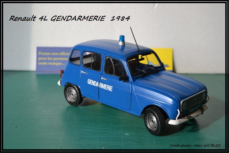 RENAULT 4L Gendarmerie 1984 Réf 80759 Dsc_0069