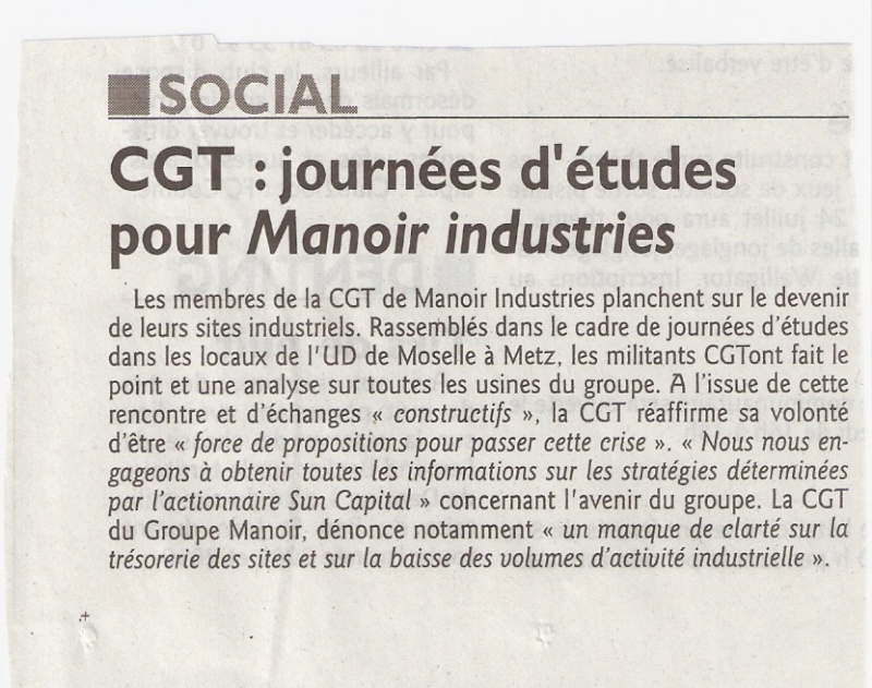 Journées d'études CGT MI Manoir10