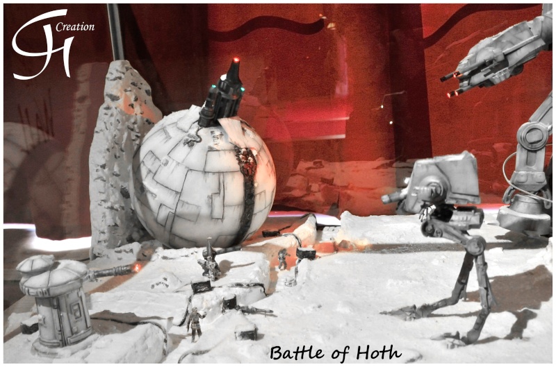 Diorama Star Wars - Battle of Hoth Dioram12