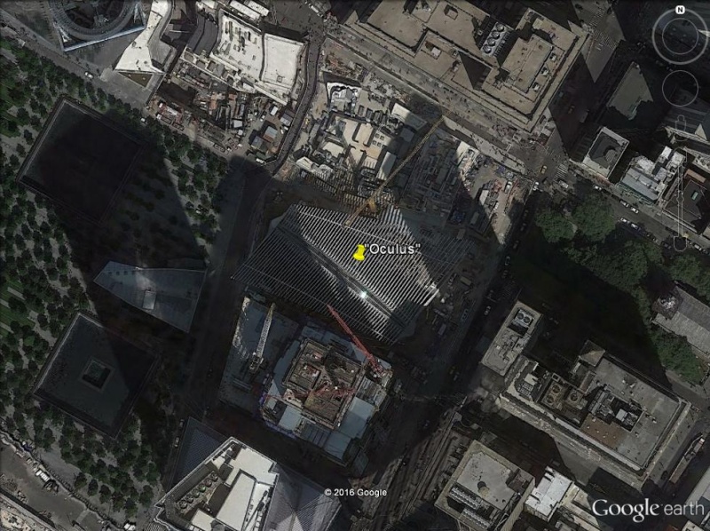 [Désormais visible sur Google-Earth] Gare du World Trade Center, New York Oculus10