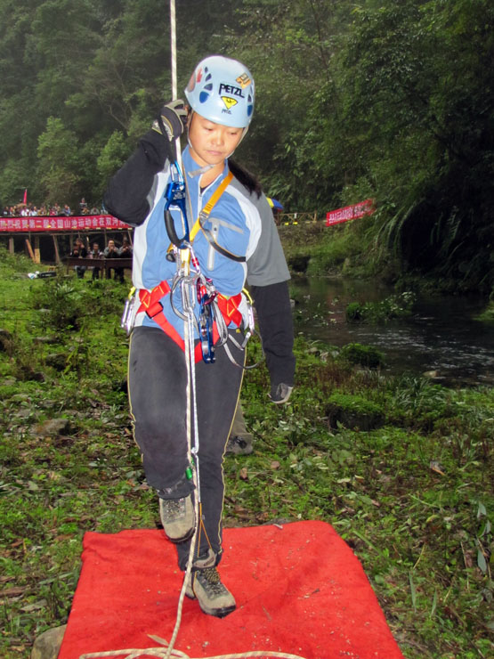 Jeux nationaux de spéléo à Shuanghe National Geopark Guizhou Img_1824