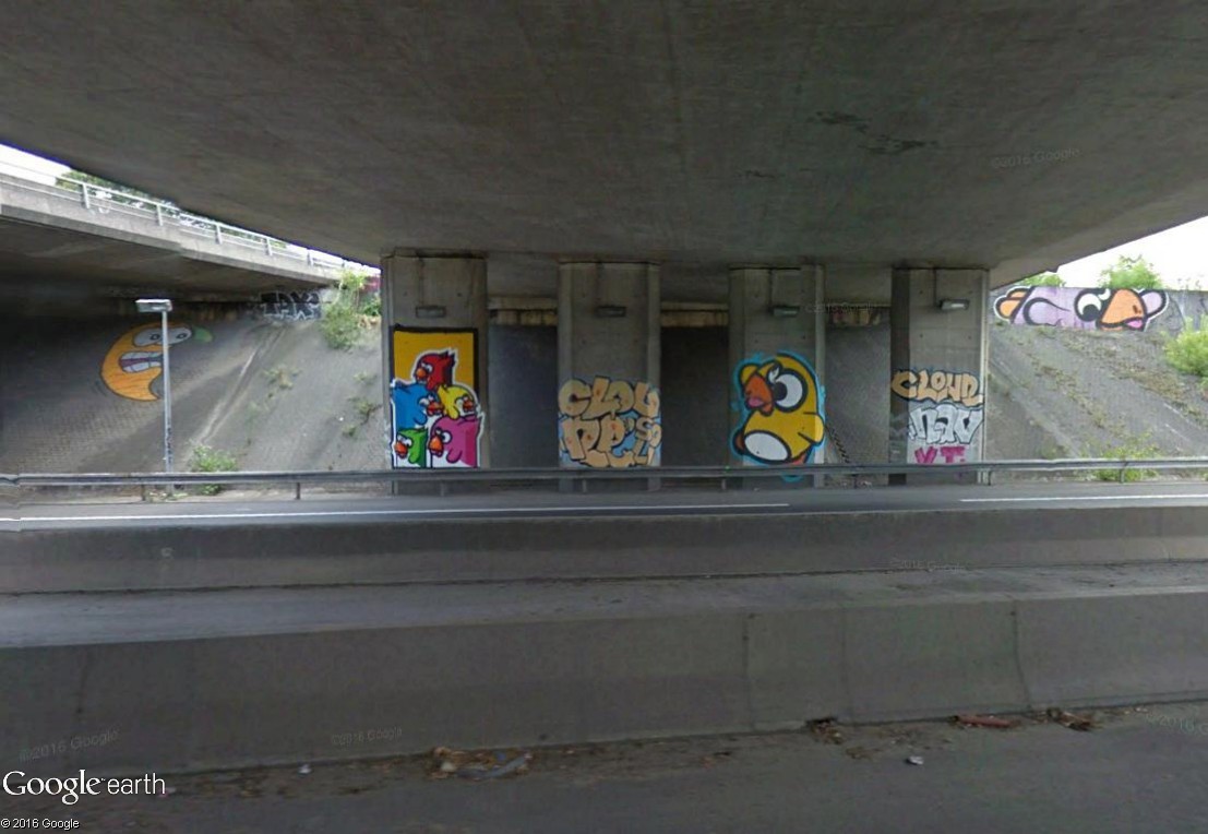 STREET VIEW : street art, grafs, tags et collages - Page 5 Birds10