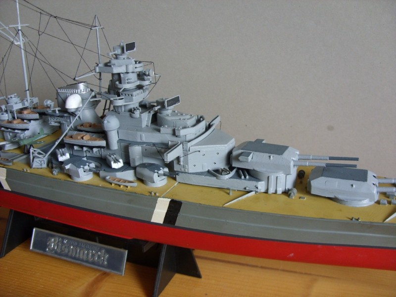 Tamiya Bismarck 1:350 Sdc13411