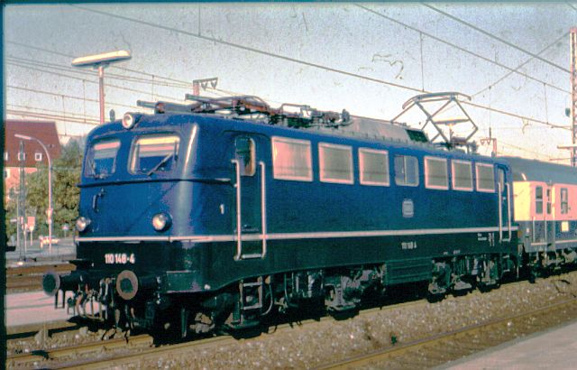 Die E-Lok Baureihe 110 / E10 der DB 110_1411