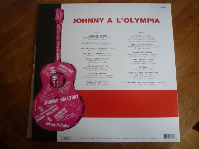 Johnny à l'Olympia Disque11