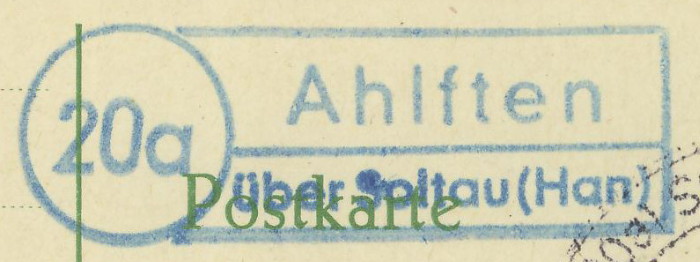 1945 - Deutschland  -  Landpoststempel (Poststellenstempel) - Seite 2 Ahlfte11