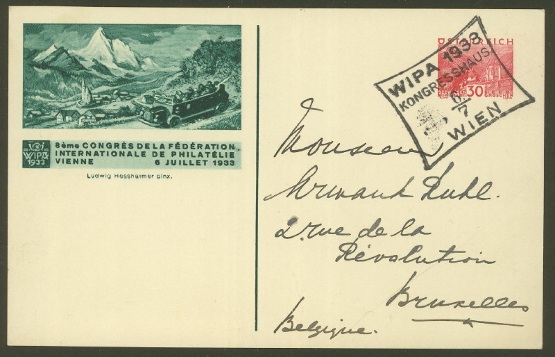 Privatganzsachen zur WIPA 1933 Pp_11310