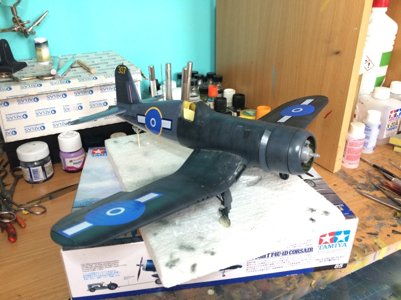 F4U-1A  corsair Tamiya 1/32 scale  - Page 8 Matin_12