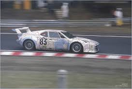 bmw m1  Carte de France - 24 Hours Le Mans 1980 Tylych28