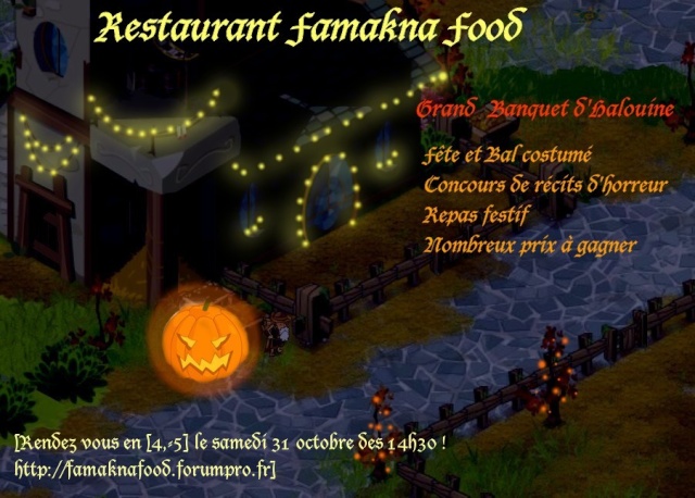 Grand Banquet d'Halouine par la Famakna Food ! Maison19