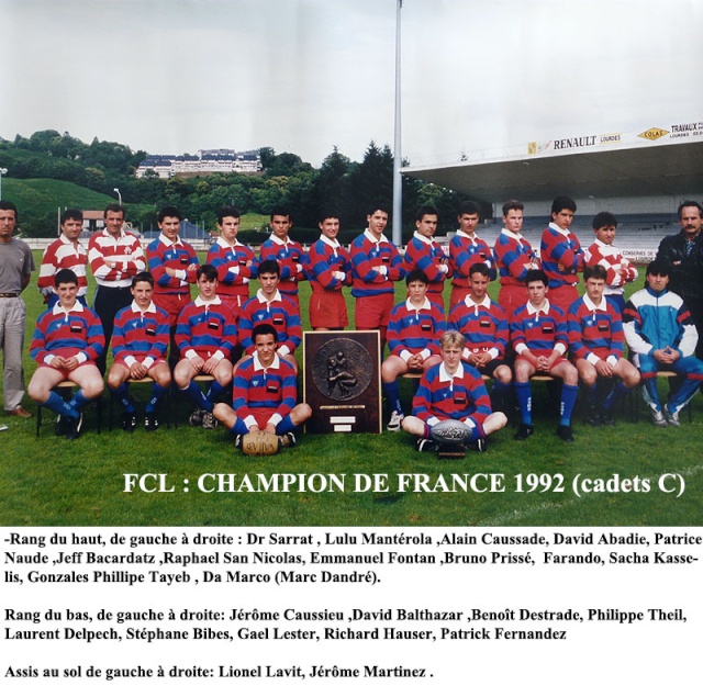 Historique du FC Lourdes Cadets10