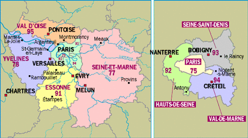 Région: Ile de France - Départements: 75-77-78-91-92-93-94-95 Ile_de10
