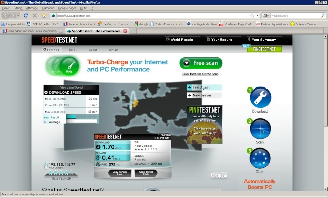 testez votre connection adsl Captur11
