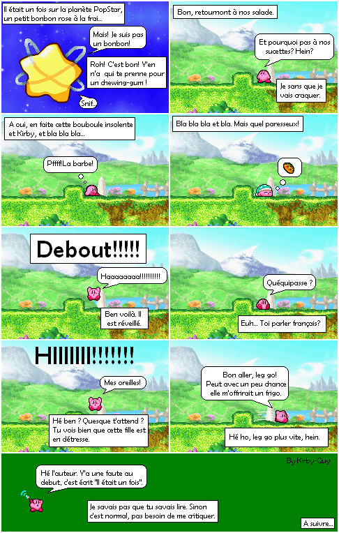Kirby: les chroniques de l'humour [BD] 1p11