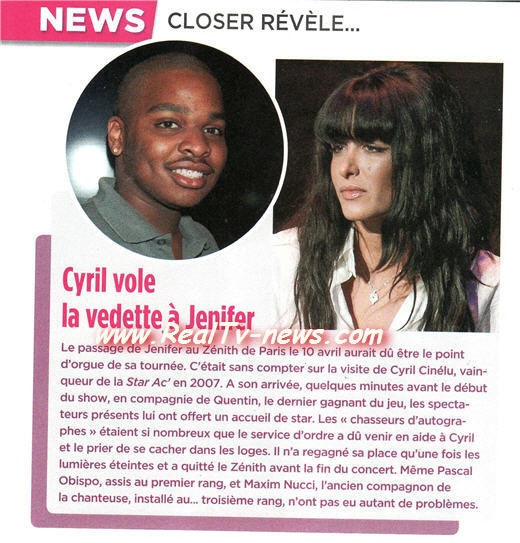 Cyril vole la vedette  Jenifer - Closer avril 2008 Dans_c10