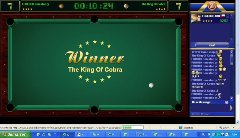 Mémoire  2007  Gamezer 'The King Of Cobra' 410