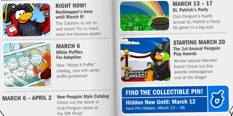Club Penguin Times Newspaper 177 Events10