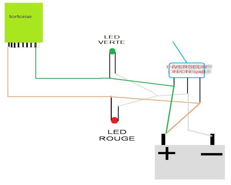 schéma de cablage moteur tortoise (avec alim simple continu) Schyma11