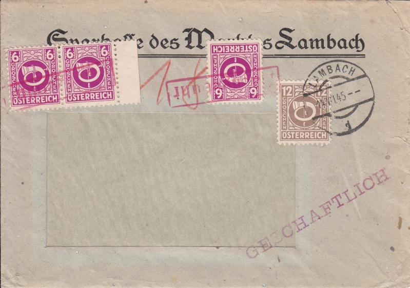 Posthornzeichnung - ANK 697-713 - Belege - Seite 4 Img24