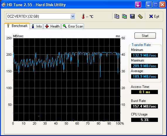 OCZ SSD MLC 30 Go 2,5" VERTEX - Page 2 Hdtune11