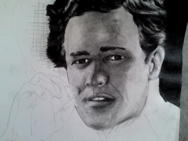 Marlon Brando [graphite] 810