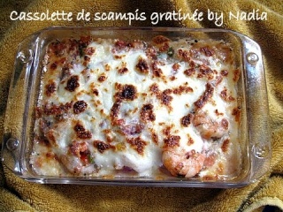 Cassolette de scampis gratinée Cassol11