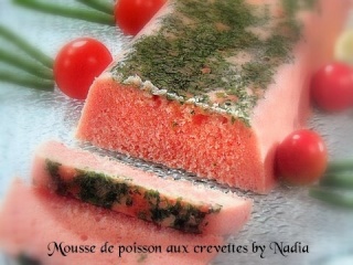 Mousse de poisson aux crevettes roses Mousse10