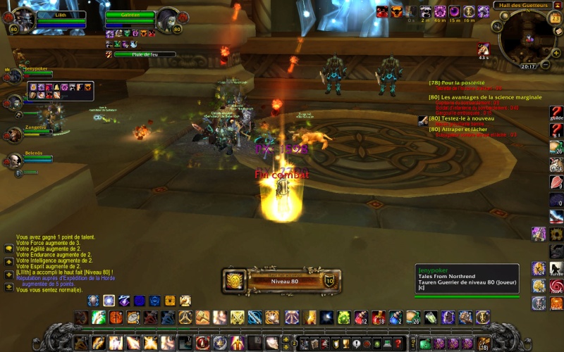 Vos passages au level 80 <3 Wowscr17